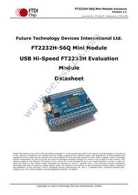 FT2232H-56Q MINI MDL Datasheet Cover
