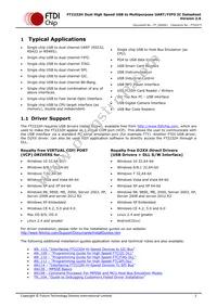 FT2232H-56Q-REEL Datasheet Page 2