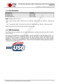 FT2232H-56Q-REEL Datasheet Page 3
