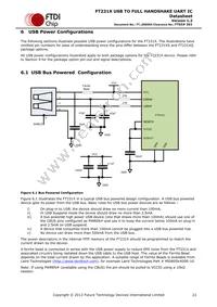 FT231XQ-R Datasheet Page 22