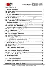 FT232BQ-REEL Datasheet Page 4