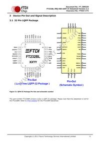 FT232BQ-REEL Datasheet Page 6