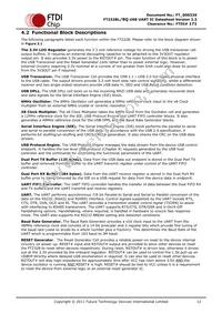 FT232BQ-REEL Datasheet Page 12