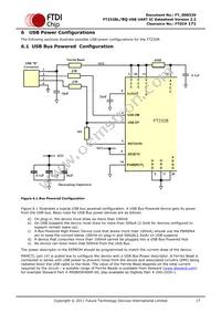 FT232BQ-REEL Datasheet Page 17