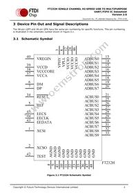 FT232HQ-TRAY Datasheet Page 8