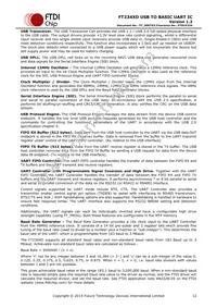 FT234XD-T Datasheet Page 12