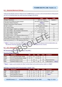 FT245BM Datasheet Page 13