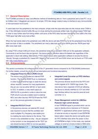 FT245BQ-REEL Datasheet Page 2