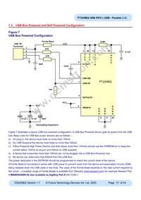 FT245BQ-REEL Datasheet Page 17