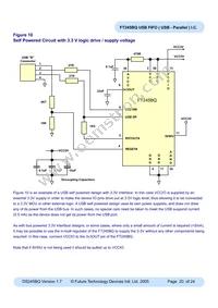 FT245BQ-REEL Datasheet Page 20