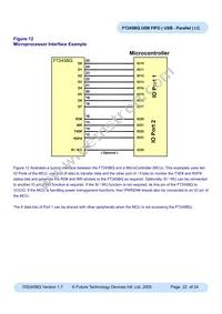 FT245BQ-REEL Datasheet Page 22