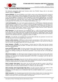 FT245RQ-TRAY Datasheet Page 14