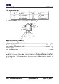 FT25C16A-UTR-B Datasheet Page 2