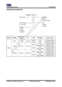 FT25C64A-UTR-B Datasheet Page 12