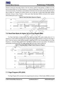 FT25L04S-RT Datasheet Page 15