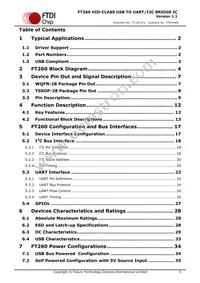 FT260Q-R Datasheet Page 5