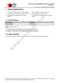 FT311D-32Q1C-T Datasheet Page 2