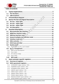 FT313HQ-T Datasheet Page 4