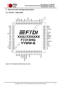 FT313HQ-T Datasheet Page 7