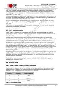 FT313HQ-T Datasheet Page 17