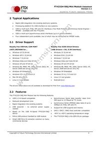 FT4232H-56Q MINI MDL Datasheet Page 5