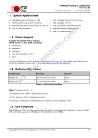 FT601Q-T Datasheet Page 2