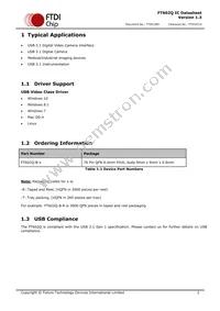 FT602Q-T Datasheet Page 2