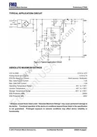 FT825-RT Datasheet Page 2