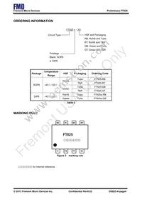 FT825-RT Datasheet Page 4