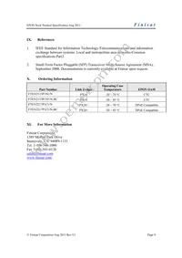 FTEN2217P1CUN-BC Datasheet Page 9