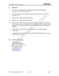 FTL410QD2C Datasheet Page 9