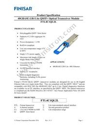 FTL4C1QL2L Datasheet Cover