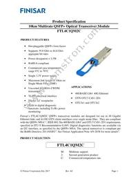 FTL4C1QM2C Datasheet Cover