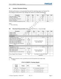 FTLC1122RDNL Datasheet Page 4