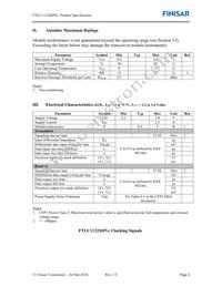 FTLC1122SDNL Datasheet Page 4