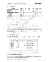 FTLC9152RGPL Datasheet Page 5