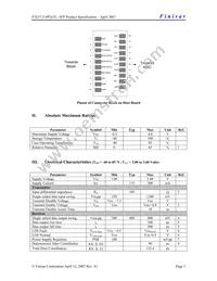 FTLF1318P2BTL Datasheet Page 3