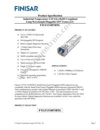 FTLF1318P3BTL Datasheet Cover