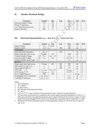 FTLF1319P1BTL Datasheet Page 3