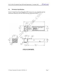 FTLF1319P1BTL Datasheet Page 7