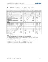 FTLF1321P1BTL Datasheet Page 4