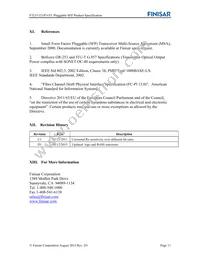 FTLF1321P1BTL Datasheet Page 11