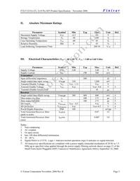 FTLF1321S1MTL Datasheet Page 3