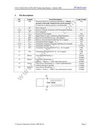 FTLF1322S2HTR Datasheet Page 2