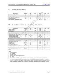 FTLF1322S2HTR Datasheet Page 3