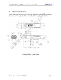 FTLF1322S2HTR Datasheet Page 7