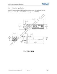 FTLF1323P1BTR Datasheet Page 7