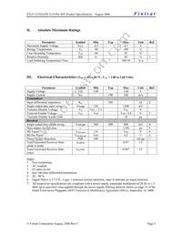 FTLF1323S2HTR Datasheet Page 3