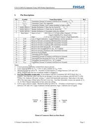 FTLF1324P2BTV Datasheet Page 2