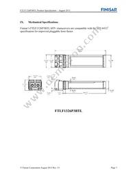 FTLF1326P3BTL Datasheet Page 7